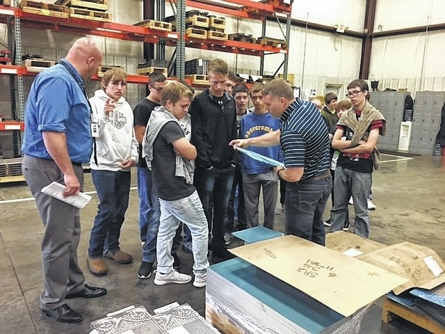 Manufacturing Day Tour educates students - Record