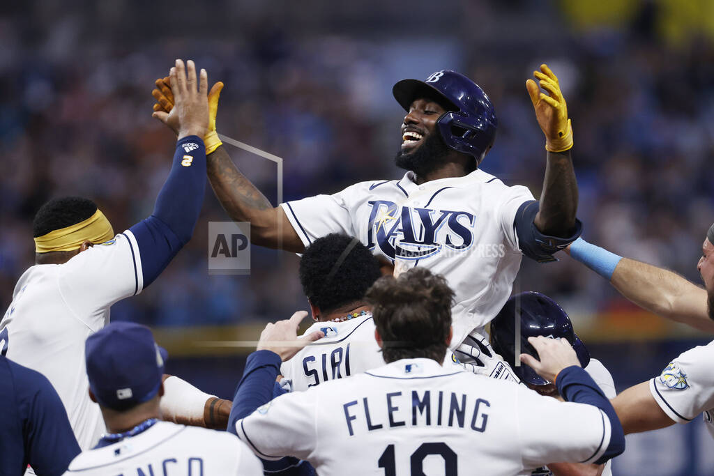 Arozarena completes three-run ninth as Rays rally to beat the
